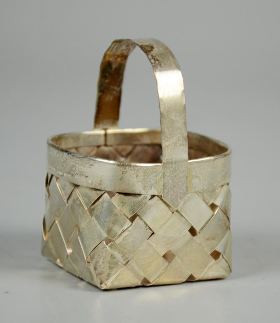 Cartier Sterling Silver Basket (1 of 1)