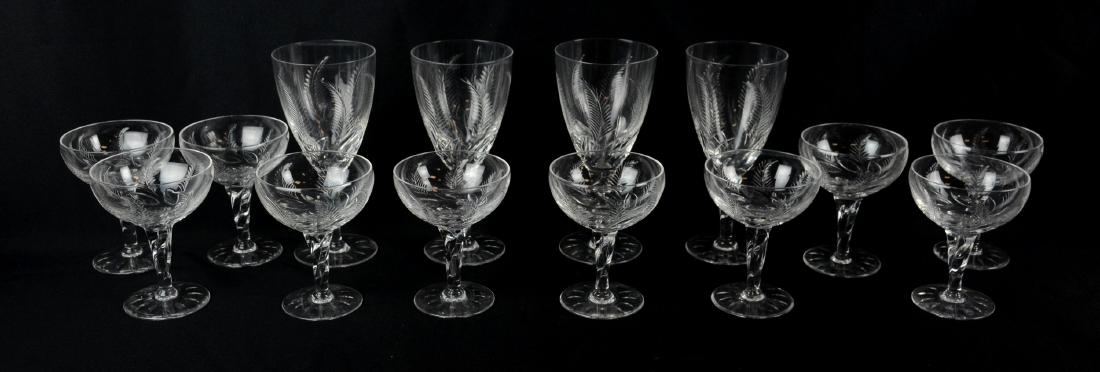 (14) Pcs Stuart Crystal Ellesmere Stemware (1 of 3)