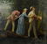 Victorian Oil Painting "Two Suitors"