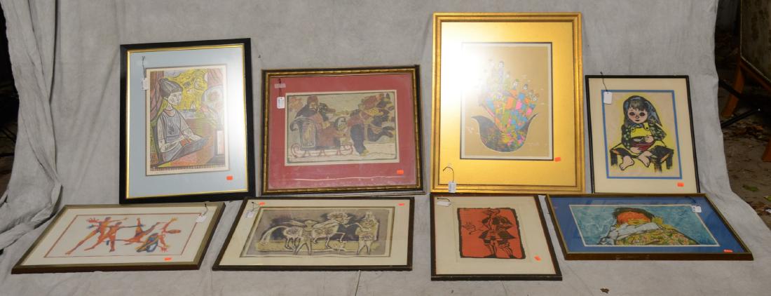 (8) 20th C. Prints (1 of 3)