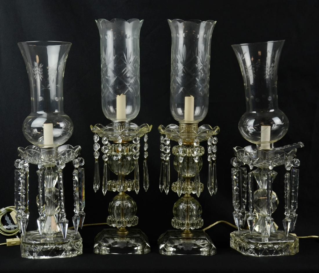 (2) Pr Crystal Table Lamps (1 of 1)