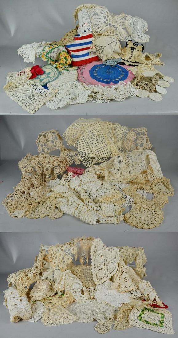 Large Antique and Vintage Crochet Grouping (1 of 4)