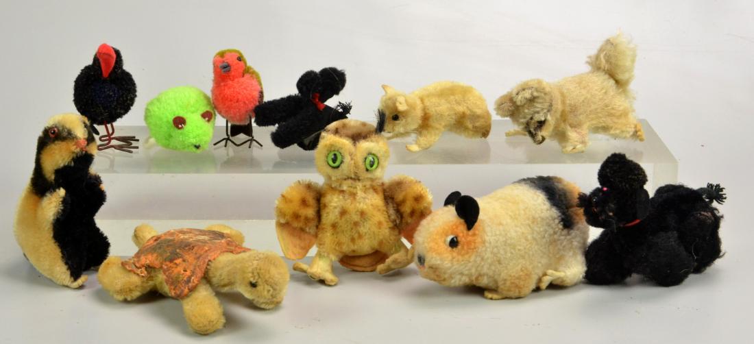 (11) Plush Animal Toys, Some Steiff: (11) Plush stuffed animals, some Steiff, none with tags