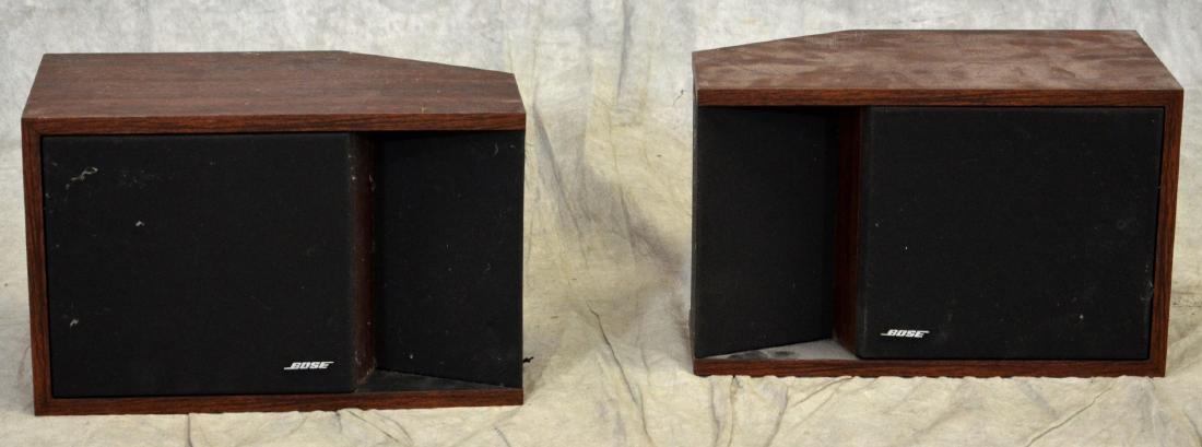 (2) Bose 201 Series speakers: (2) Bose 201 Series speakers, 17"h x 8-1/4"w