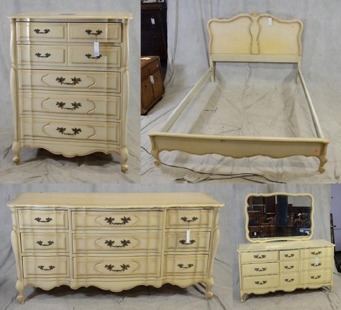 4 Pc French Provincial Bedroom Set