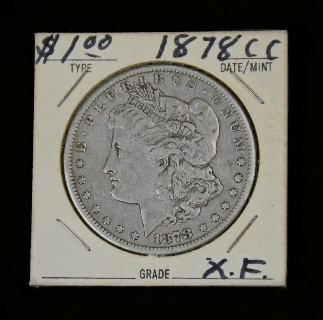 1878CC Morgan Silver Dollar: 1878 CC Morgan silver dollar