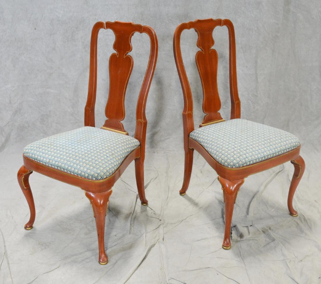 Pair Kindel Asian style side chairs (1 of 1)