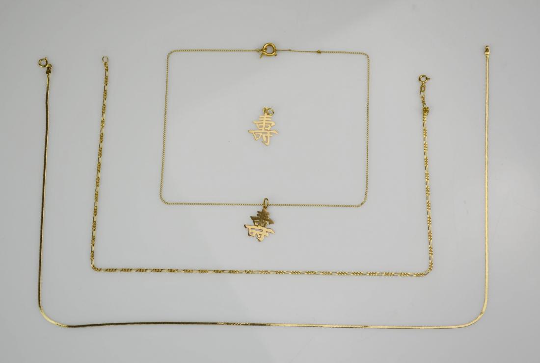 (3) 14k Gold Chains (1 of 1)