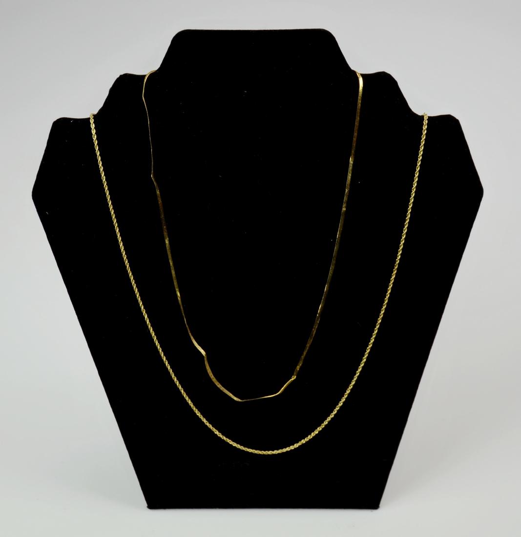 (2) 14K Gold Chains (1 of 1)