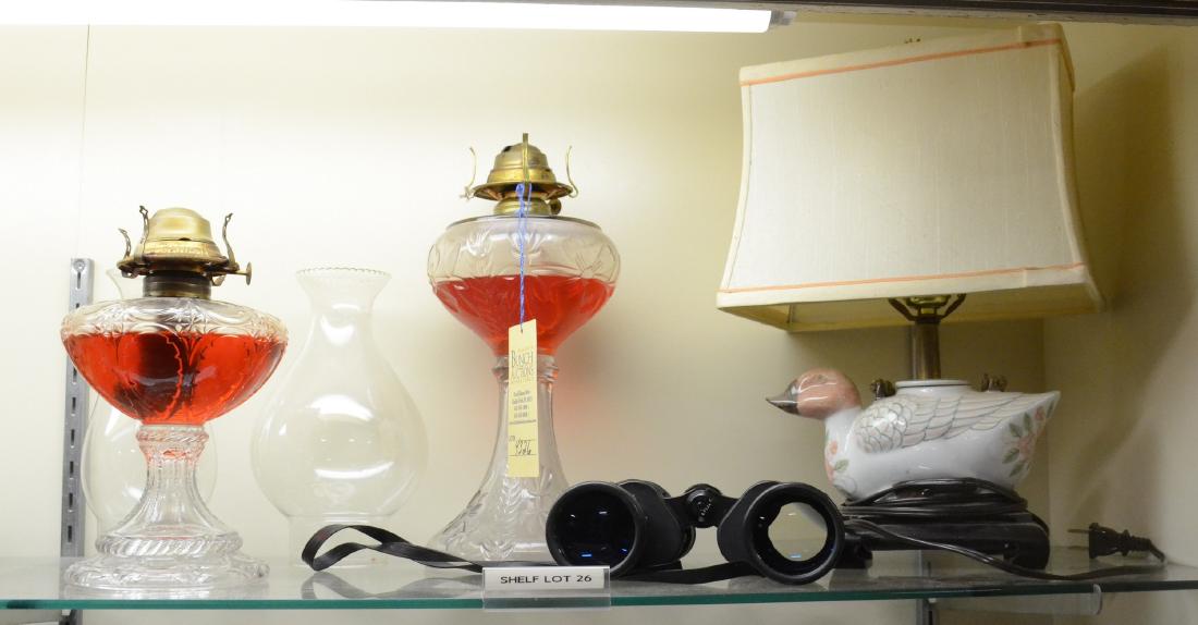 Shelf #26 - Lamps and Binoculars (1 of 1)