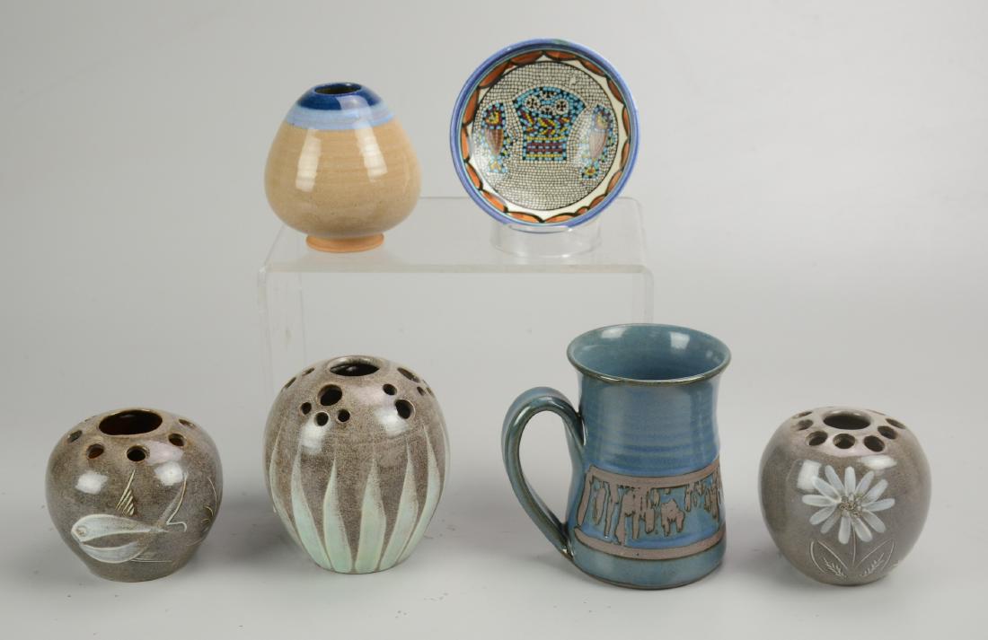 (6) Pcs Modern Pottery (1 of 1)