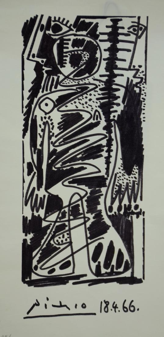after Pablo Picasso, offset lithograph on paper (1 of 2)