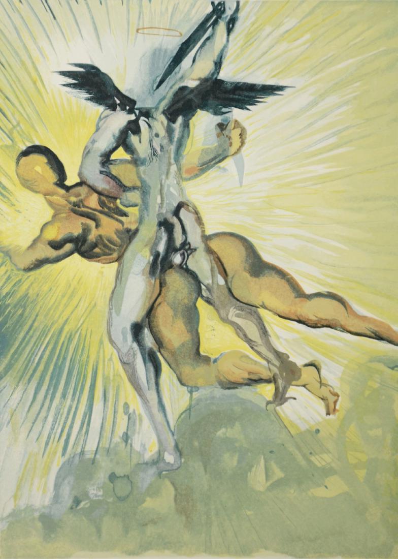 Salvador Dali Lithograph, "Divine Comedy" (1 of 2)