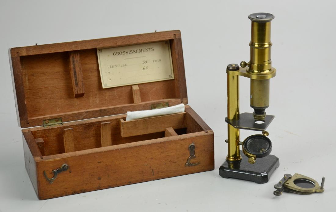 Miniature Brass Microscope (1 of 1)