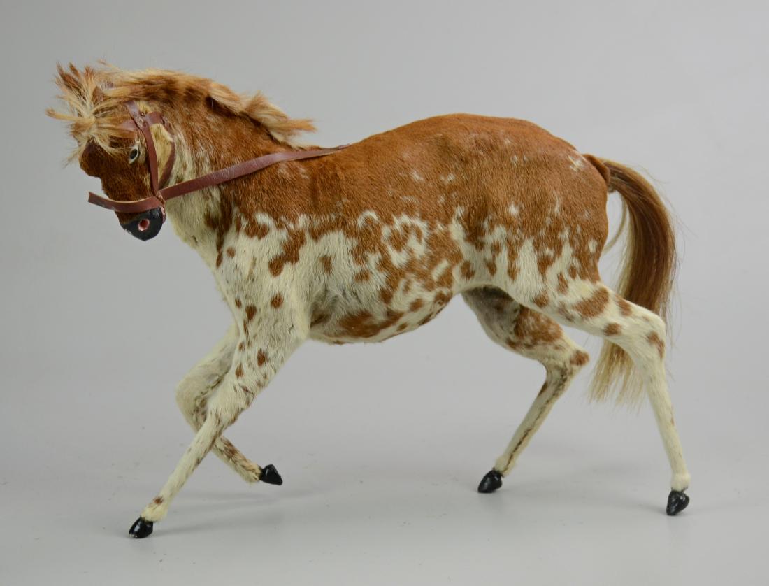 Fur Covered Horse Figure (1 of 1)