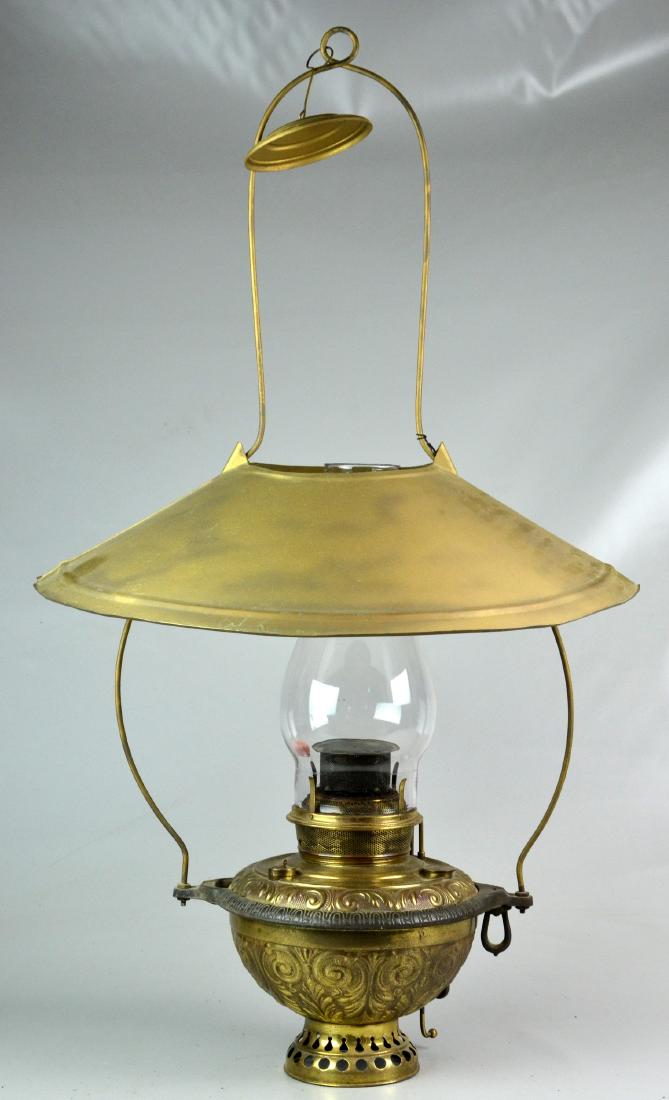 Bradley & Hubbard Country Kerosene hanging lamp (1 of 1)