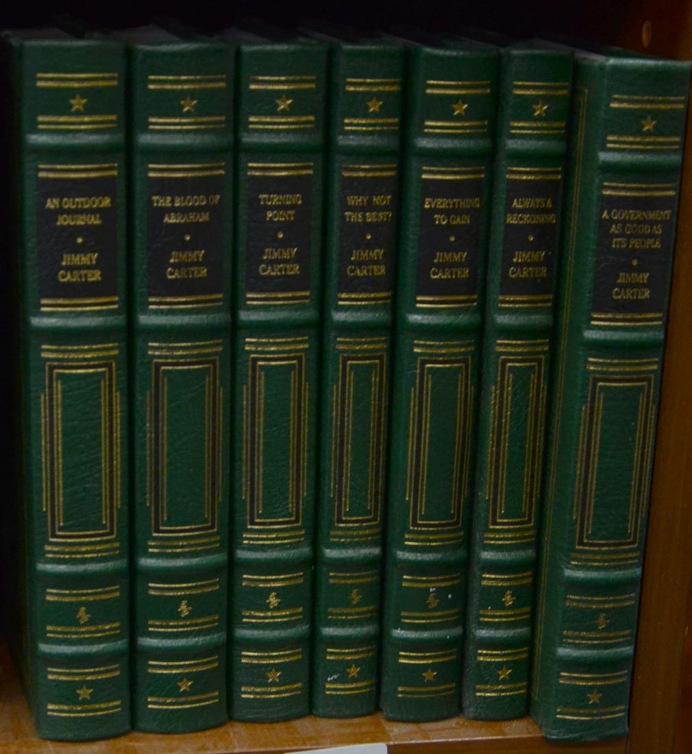 Easton Press Jimmy Carter Collection: Easton Press Jimmy Carter Collection, 7 vols c/o "The Blood of Abraham", "An Outdoor Journal", "Everything to Gain", "Why Not the Best", "Turning Point", "A Government as Good as its People", "Always 