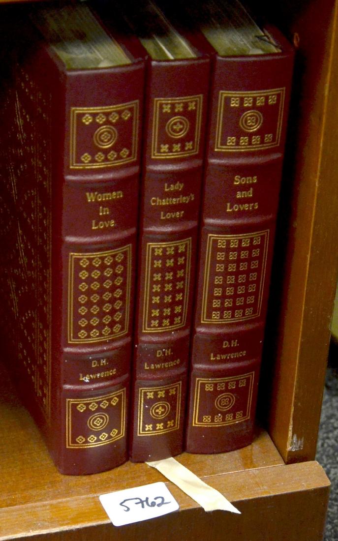 (3) Easton Press Books by DH Lawrence: (3) Easton Press Books by DH Lawrence, c/o "Lady Chatterley's Lover", "Sons and Lovers", "Women in Love"