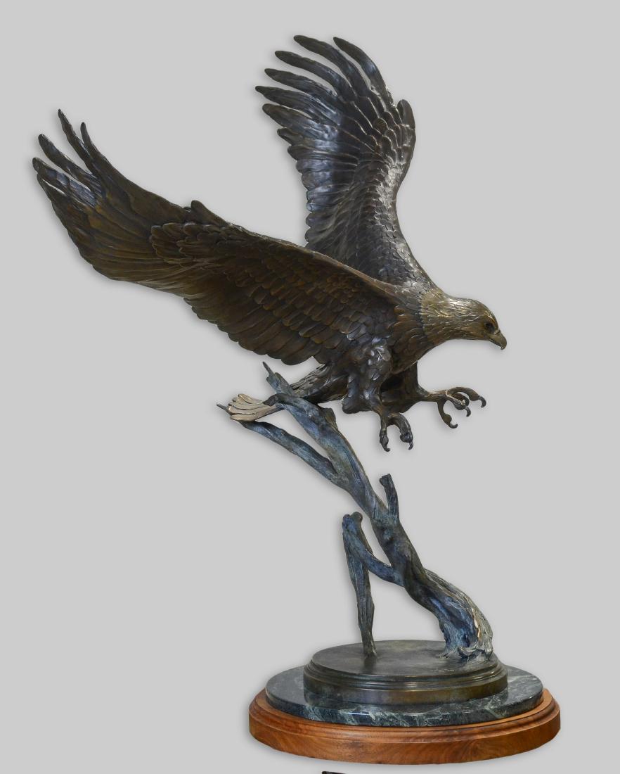 Geoffrey Smith, American, bronze, American Legacy: Geoffrey Smith, American, b 1961, bronze sculpture, American Legacy Study, 1996, H: 47 in, W: 32 in, S1156