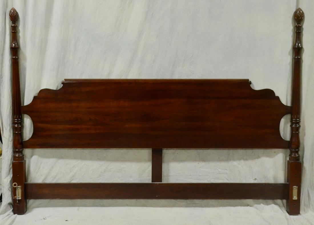 Sheraton style mahogany king size headboard