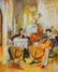 Conigliano, Conchita, oil on canvas "Le Trio"