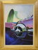 Hale, Tom, acrylic on paper "1950 Studebaker" - 2