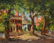 Colao, Rudolph, oil on canvas "Upper Main Street,