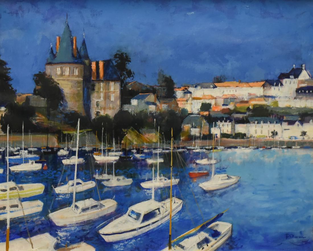 Neveu, Pierre, oil on canvas "Pornic III" (1 of 4)