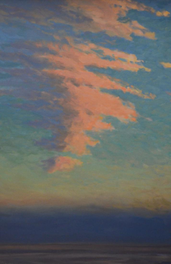 Moore, Scott, oil on canvas "Dusk Skyscape" (1 of 3)