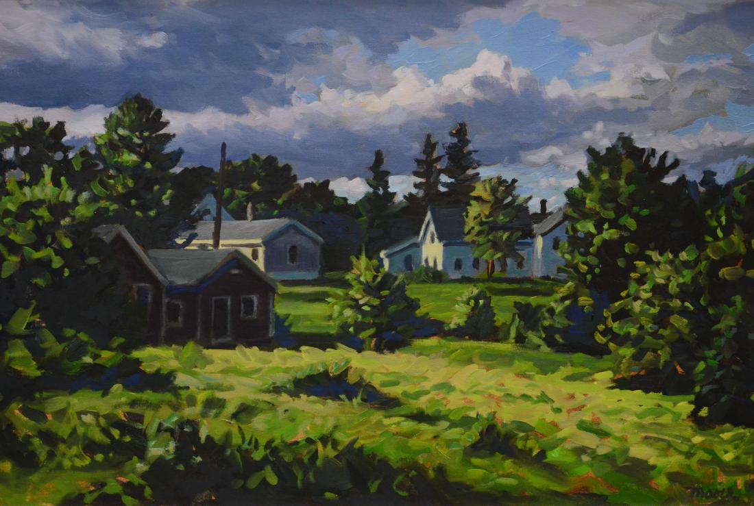 Moore, Scott, oil on canvas "West Wind, Searsport" (1 of 4)
