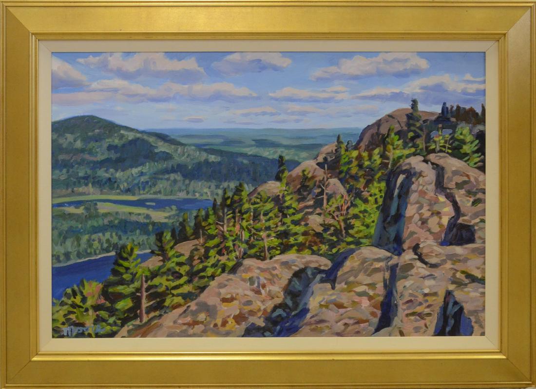 Moore, Scott, oil on canvas "Boarstone Summit" (1 of 4)
