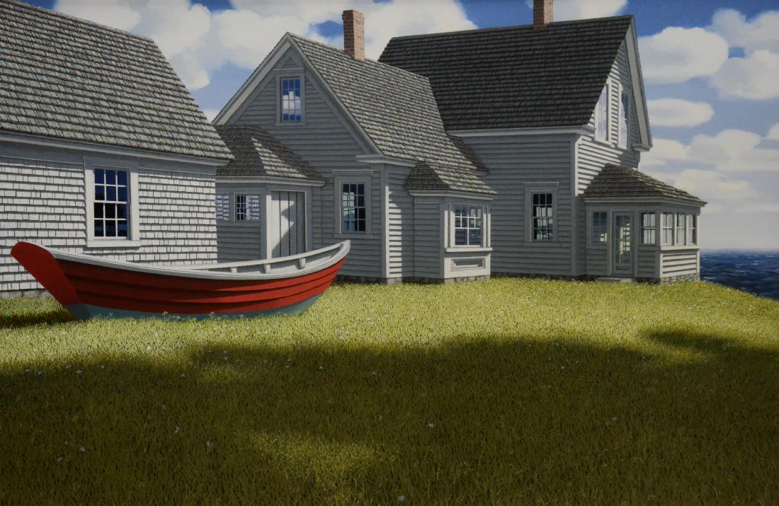 Gray, David Dodge, oil on canvas "Untitled: Monhegan" (1 of 9)