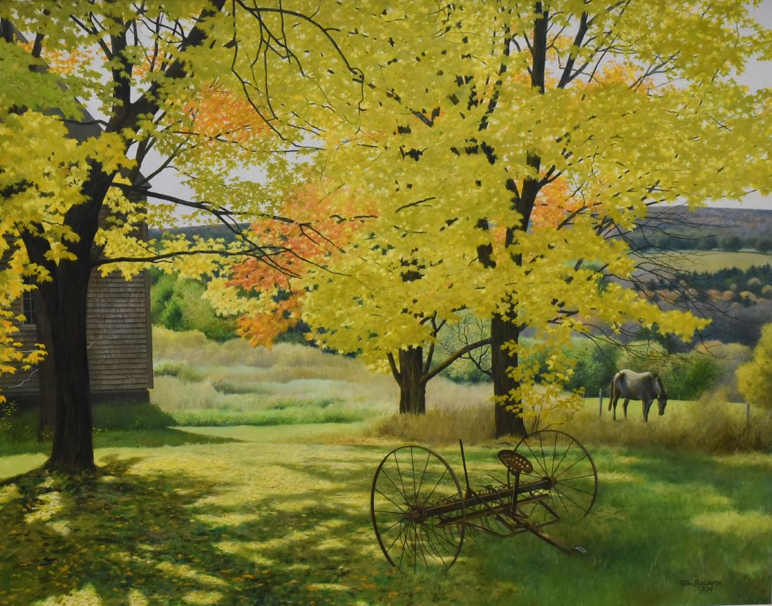 Baldwin, William E, oil on board "Floyd Gushee's (1 of 10)