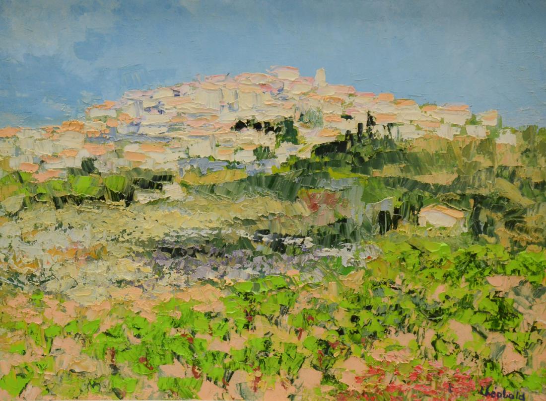 Theobald, Renee, oil on canvas "En Provence dans les (1 of 2)