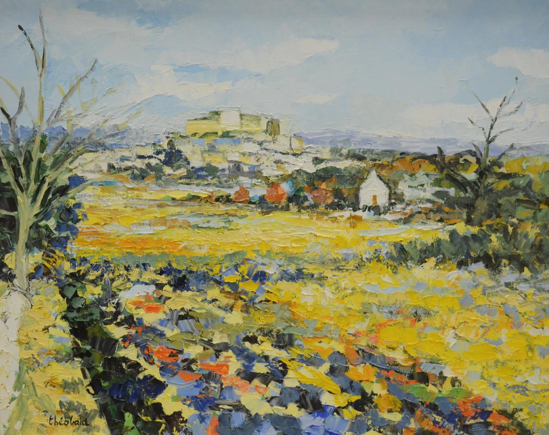 Theobald, Renee, oil on canvas "Provence" (1 of 2)