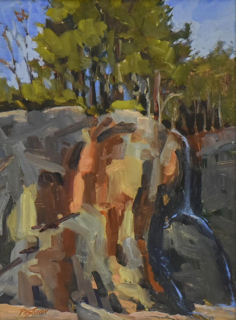Pastuhov, Stefan, oil on canvas "Coastal Cliff" (1 of 4)