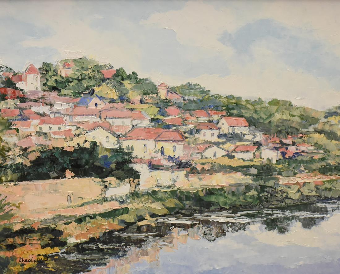 Theobald, Renee, oil on canvas "La Vallee de la (1 of 4)