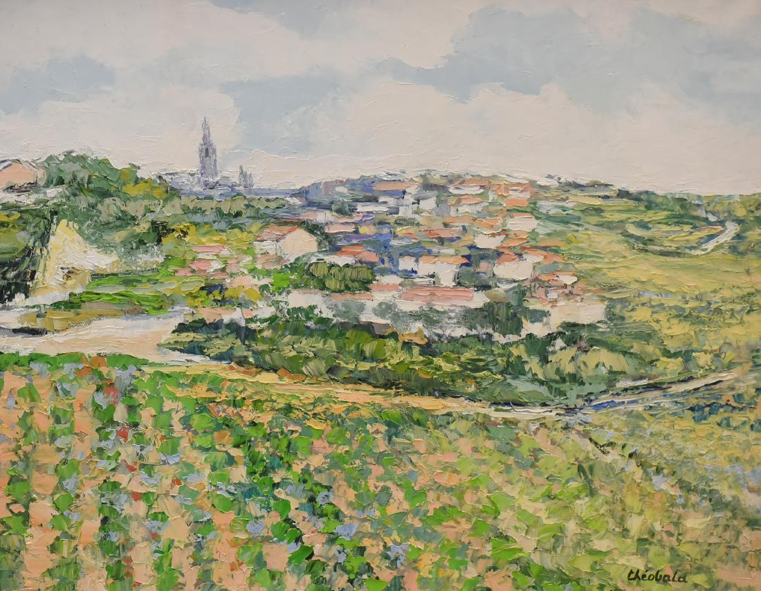 Theobald, Renee, oil on canvas "St Emilion" (1 of 4)