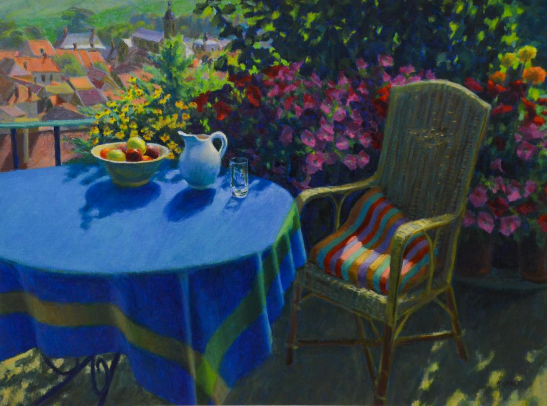 Michaut, William, oil on canvas "Summer in Verzy" (1 of 4)