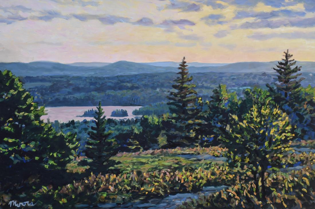 Moore, Scott, oil on canvas "Pond at Woolwich" (1 of 3)