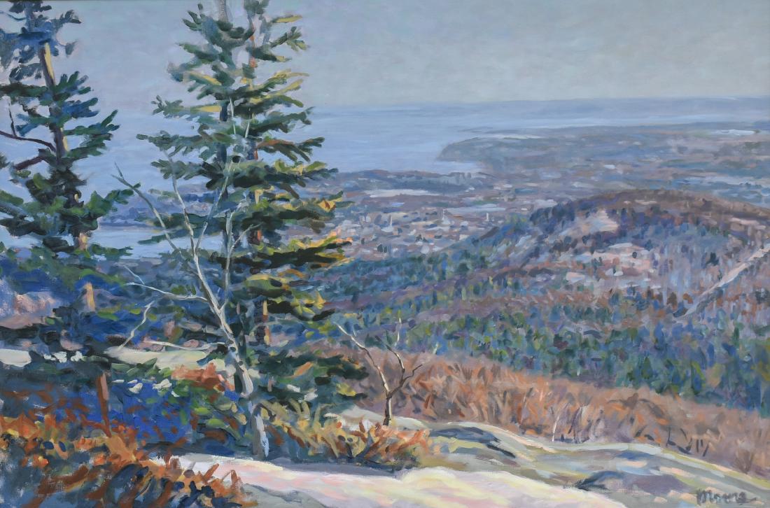 Moore, Scott, oil on canvas "View of Camden from (1 of 3)