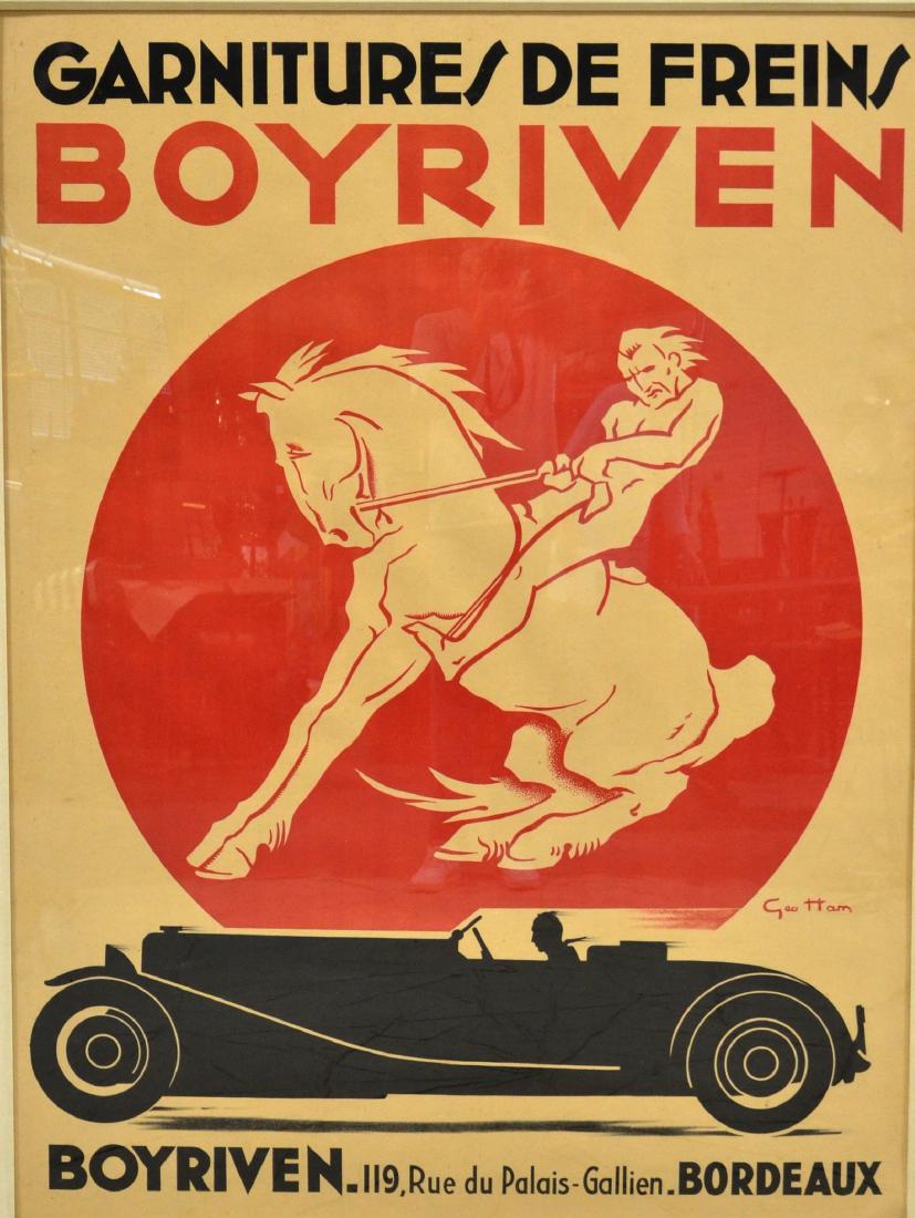 Hamel, Georges, lithograph poster "Garniture des (1 of 5)