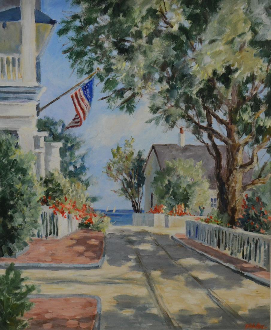 Tabler, Sally, oil on canvas "End of Summer" (1 of 3)