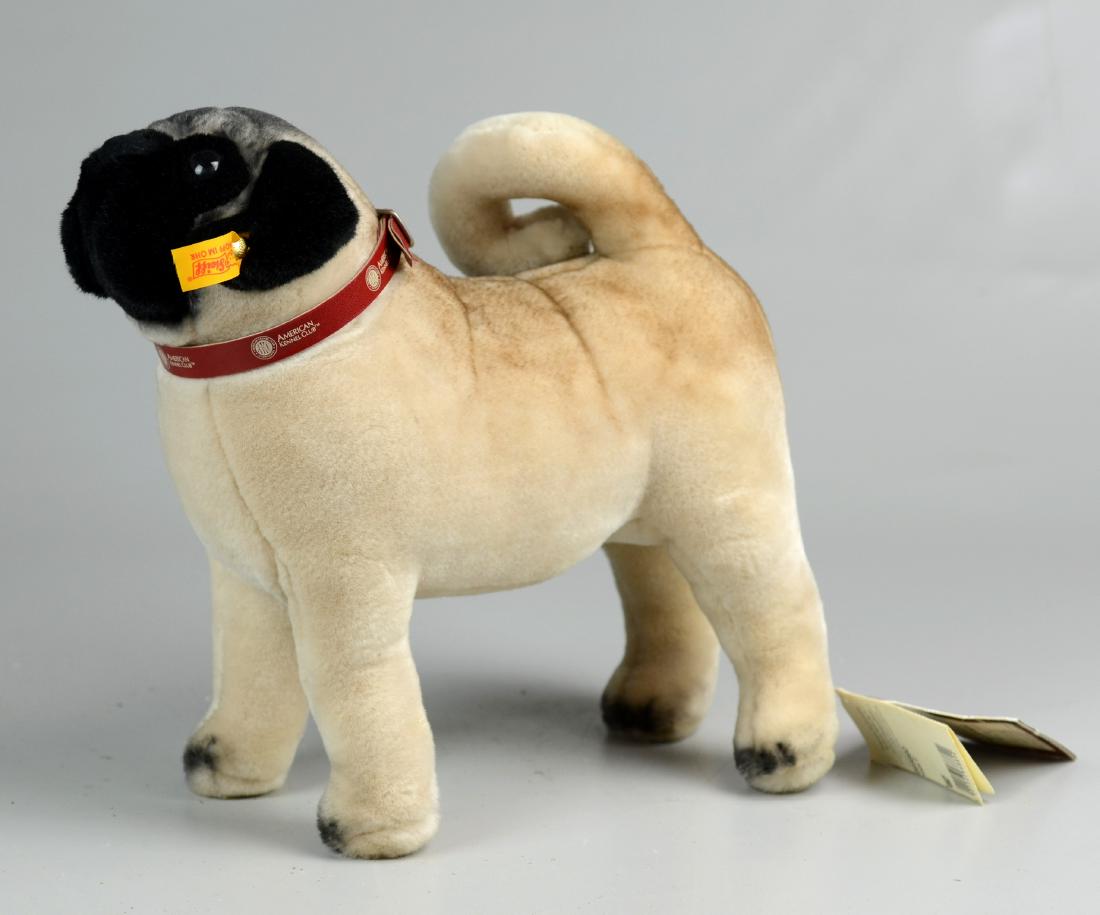 steiff pug dog