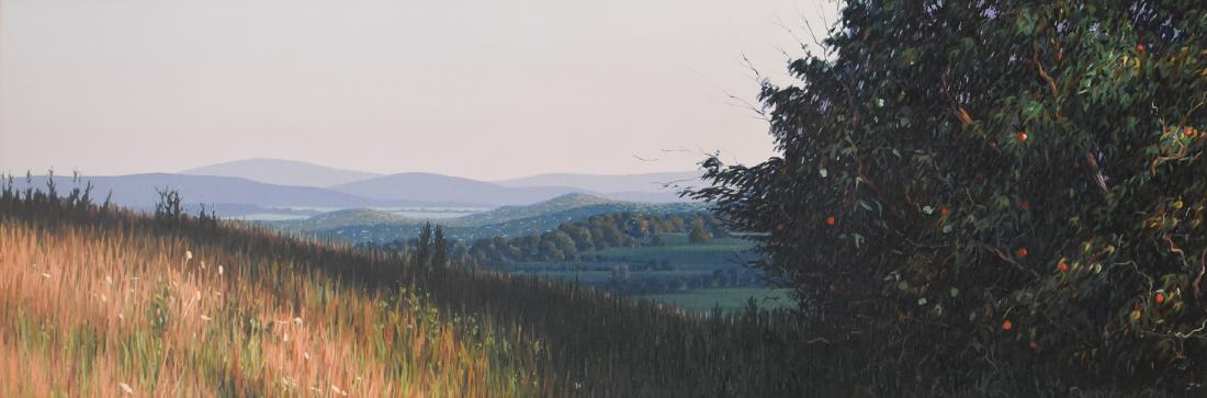 Supplee, Sarah, oil on canvas "Harlem Valley with Apple (1 of 6)