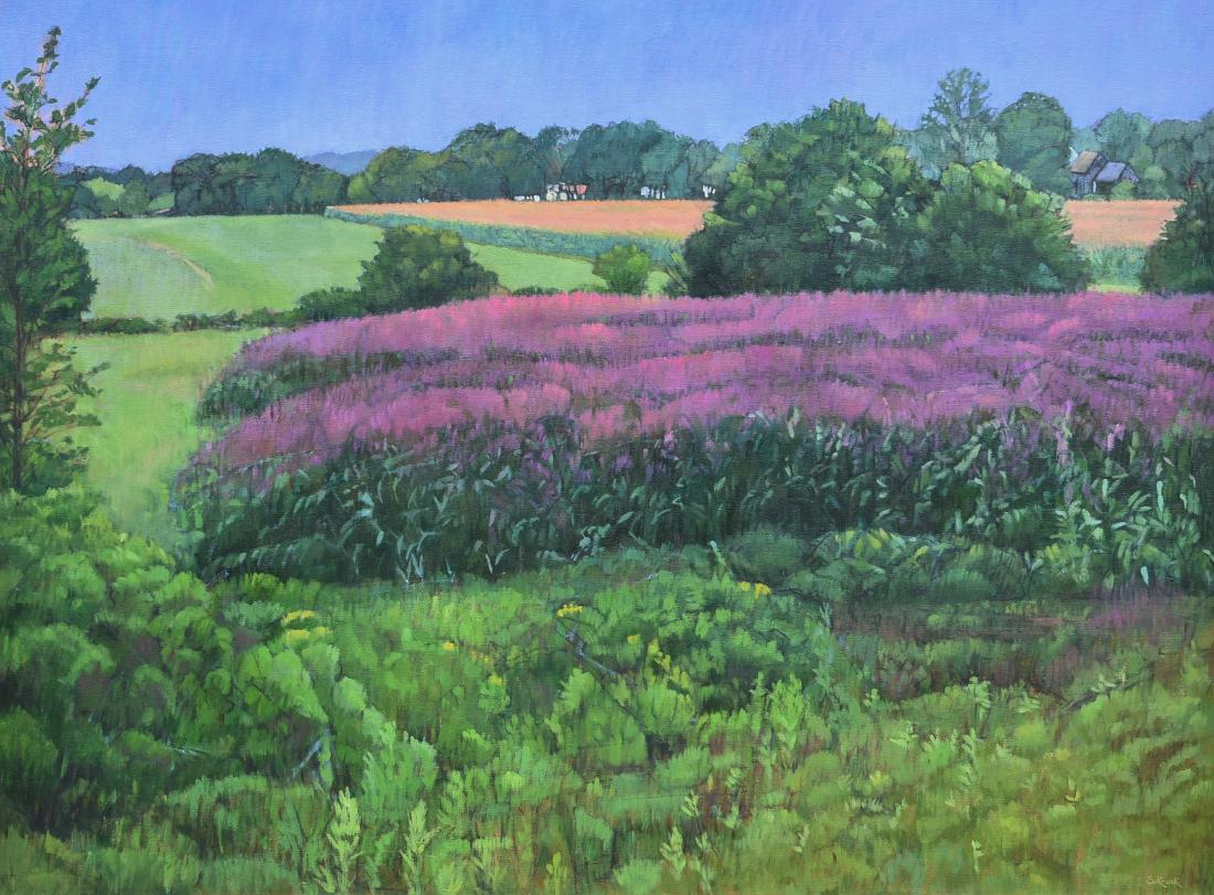 Knock, Sarah, oil on canvas "Cornfield" (1 of 4)