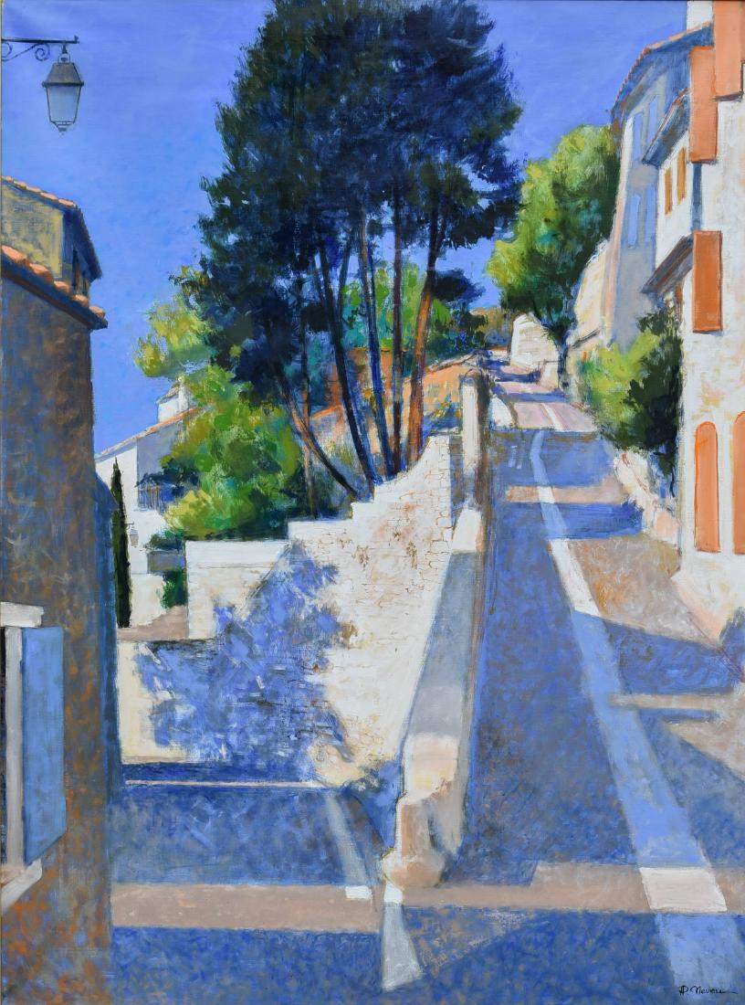 Neveu, Pierre, oil on canvas "Menerbe" (1 of 4)