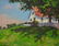 Caggiano, John, oil on board "Farmhouse"