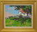 Caggiano, John, oil on board "Farmhouse" - 2