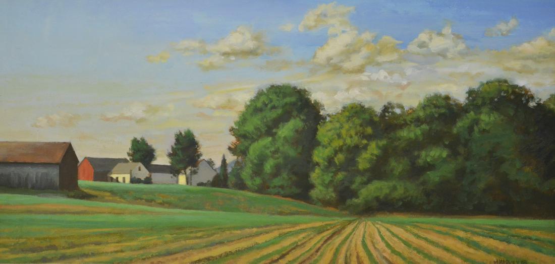 Harvey, Michele, on canvas "Early Light, New Fields" (1 of 3)